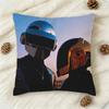 DDaft Punk Random Access Memories Doublesided Printed Square Decorative Cushion Cover for Sofa Living Room Home Decor