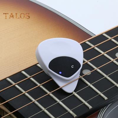 2-in-1-Gitarren-Pick-Tuner, LED-Anzeige, Akustik- und E-Gitarre, Ukulele, Bass, Violine, Banjo, Digital-Tuner, 12 gleichschwebende Stimmungen, Tuning-Tools