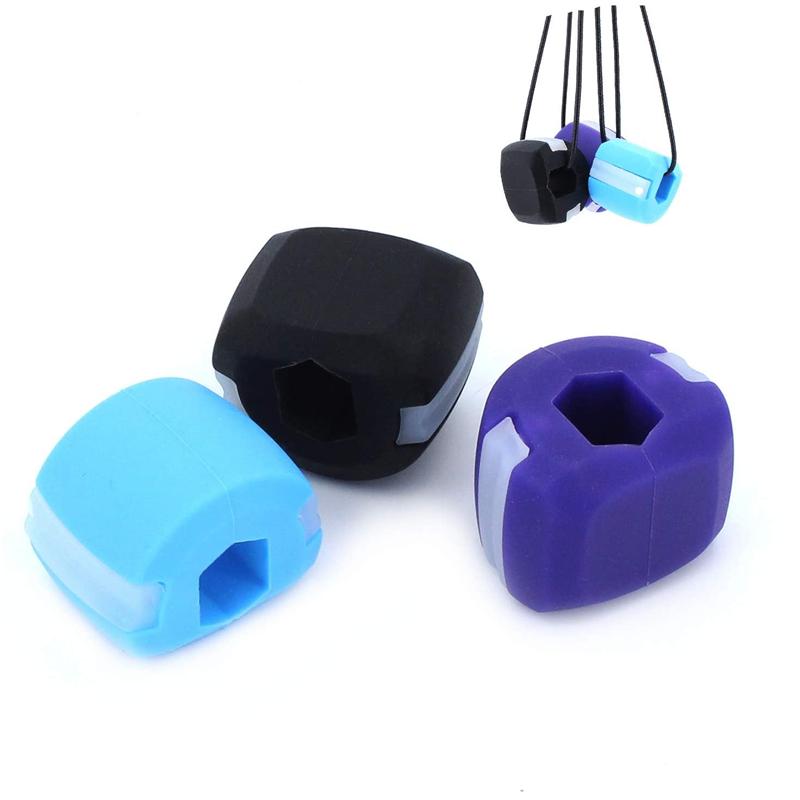 Esercitatore per mascella in gel di silice Palla antistress per il viso Muscolo della mascella Tonico facciale Allenatore zigomi Attrezzatura per esercizi da palestra e fitness