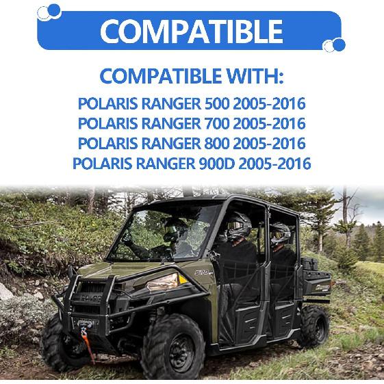 2PCS Tailgate Cable Compatible With Polaris Ranger 2005-2006, 500 2005-2010, 700 2005-2009, 800 2010-2016, 900D 2011-2014 Tail Gate Cable Replace #