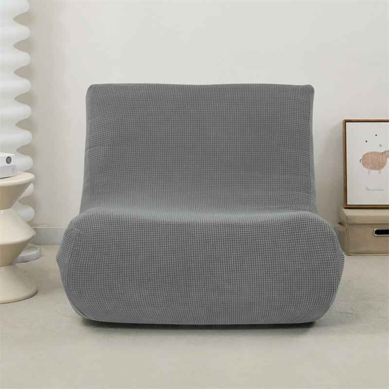 Jacquard Stretch Ärmelloser Sofabezug Wohnzimmer Boden Lounge Einzelcouchbezug Rundumbezug Copri Divano Fundas Para Sillones