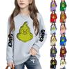 Erkek Kız Çocuk Moda Günlük Çok Yönlü Rahat Yuvarlak Yaka Sweatshirtler Günlük Uzun Kollu Patchwork Üst Sweatshirtler