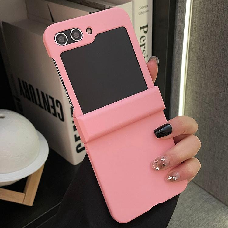 Gradient Double Color Matte Case for Samsung Galaxy Z Flip 7 6 5 4 3 flip7 ZFlip Hinge Protection Hard PC Shockproof Slim Cover