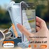 Shockproof Anti-Shake Phone Holder for Electric Vehicles & Motorcycles - Ideal for Navigation and Outdoor Cycling