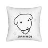 Cute GANADI Pillow Cover  Print Cushion Cover Novelty Pillow Case For Living Room Sofa