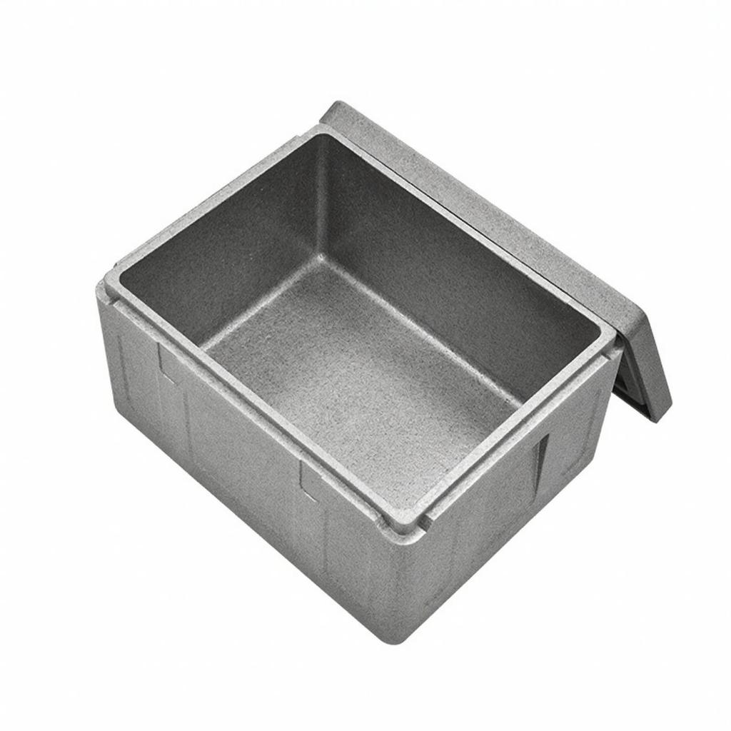 Large Capacity Insulated Food Box Portable with Hinged Lid