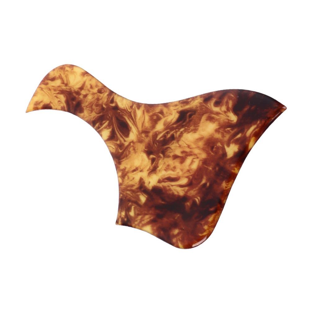 Thickened Guitar Pickguard Clear Amber Scratch Plate Acoustic Guitar Pickguard  Acoustic Guitar