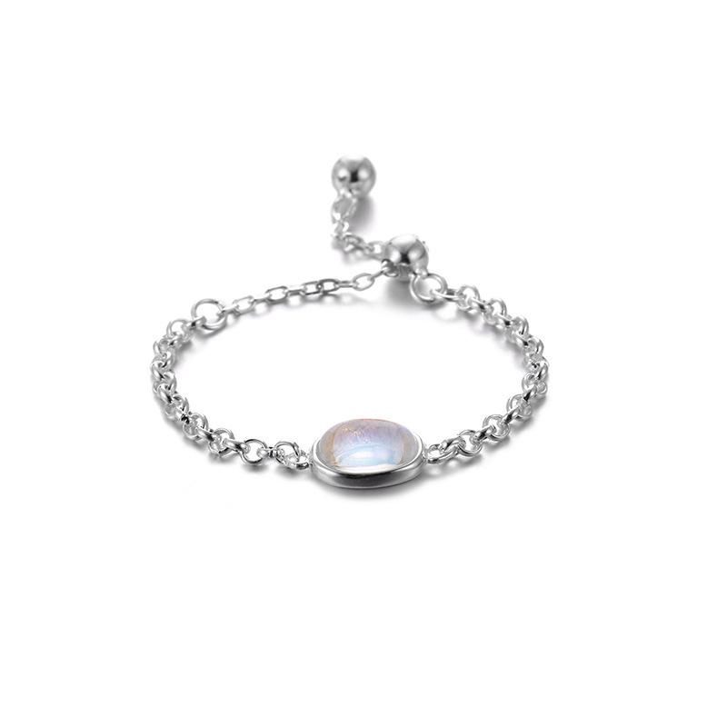 

Прекрасное регулируемое кольцо цвета лунного камня для женщин. Уникальный геометрический дизайн. Идеально для повседневной моды.