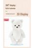 Joint Bear Plush Doll with Clothes - Perfect Gift for Girls & Dorm Room Decor