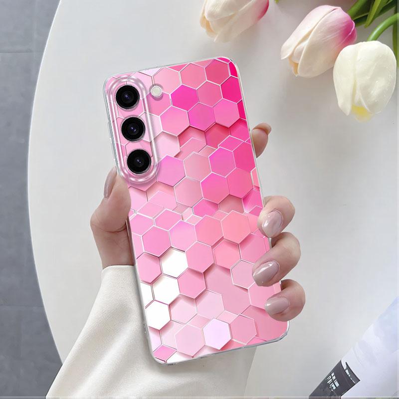For Samsung S23 Plus S23 Ultra Case Luxury Phone Case For Samsung GalaxyS23 S23 FE Marble Clear Soft Silicone Protective Cover