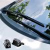 2pcs Car Universal Front Windshield Wiper Nozzle Jet Sprayer Kits Sprinkler Water Fan Spout Cover Washer Outlet Replacement