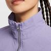 Nike Sportswear SS25 Oversized Stand Collar Fashion Casual Versatile Jacket Women Jacket Purple HJ1000527