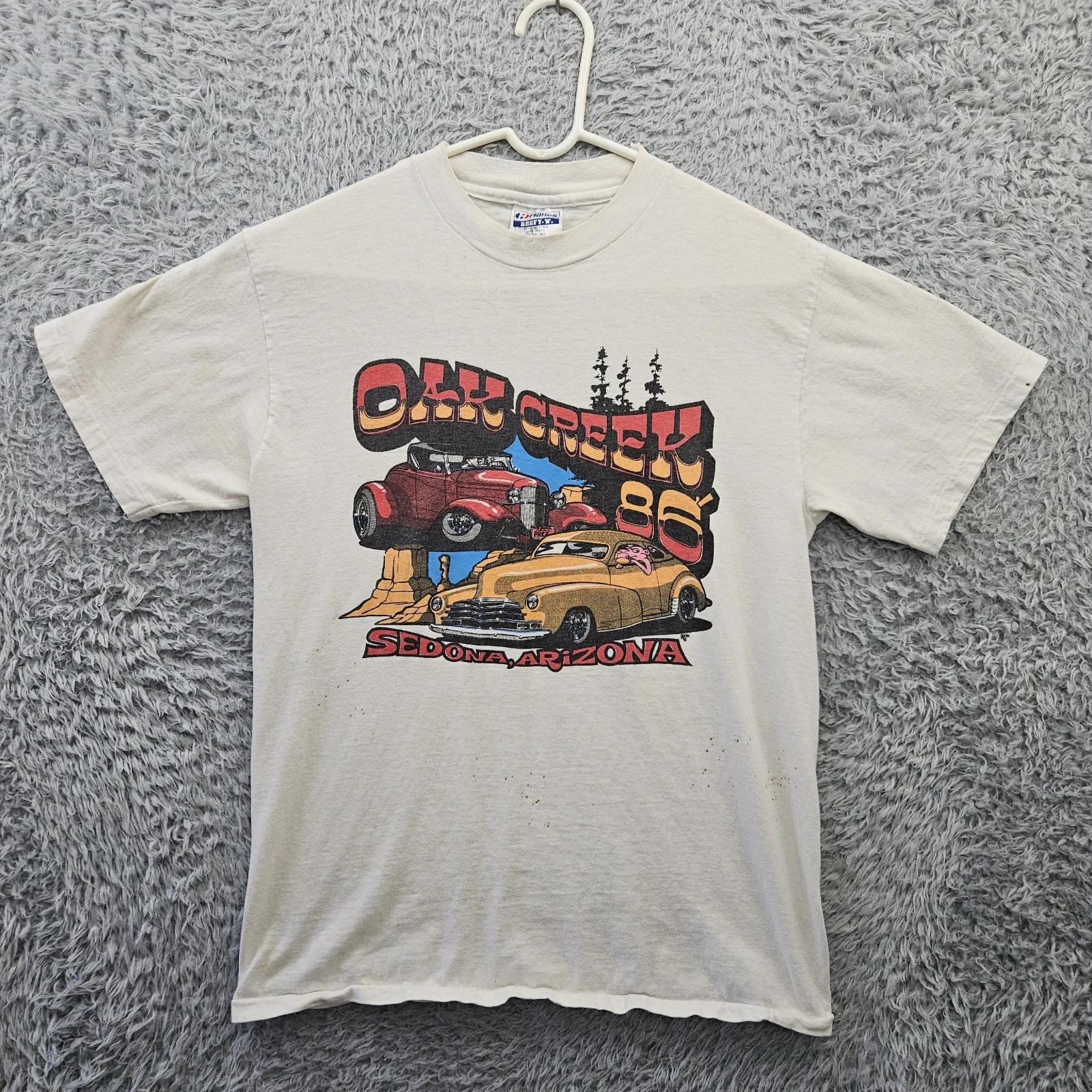 

Arizona Classic Cars 100% Cotton T-shirt Mens Tees Top Medium Vintage 1986 Oak Creek 86 Beefy T *Stains 2XL