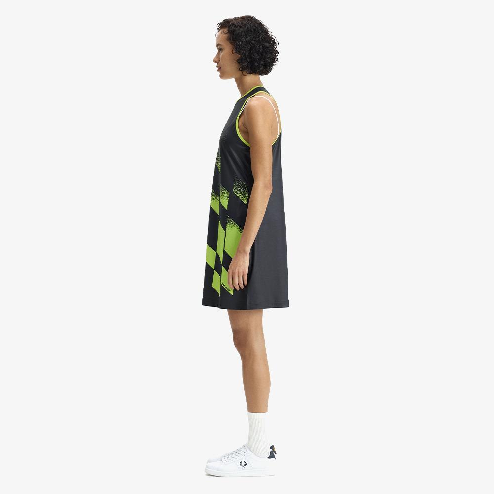 FRED PERRY [Tennis] Tennis Print Dress - Anchor Grey Afpf2612184-297