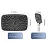 Concealed Shower Set: 12" Square Top Spray with 3-Function Handheld Shower Head (Jet & Water Functions)