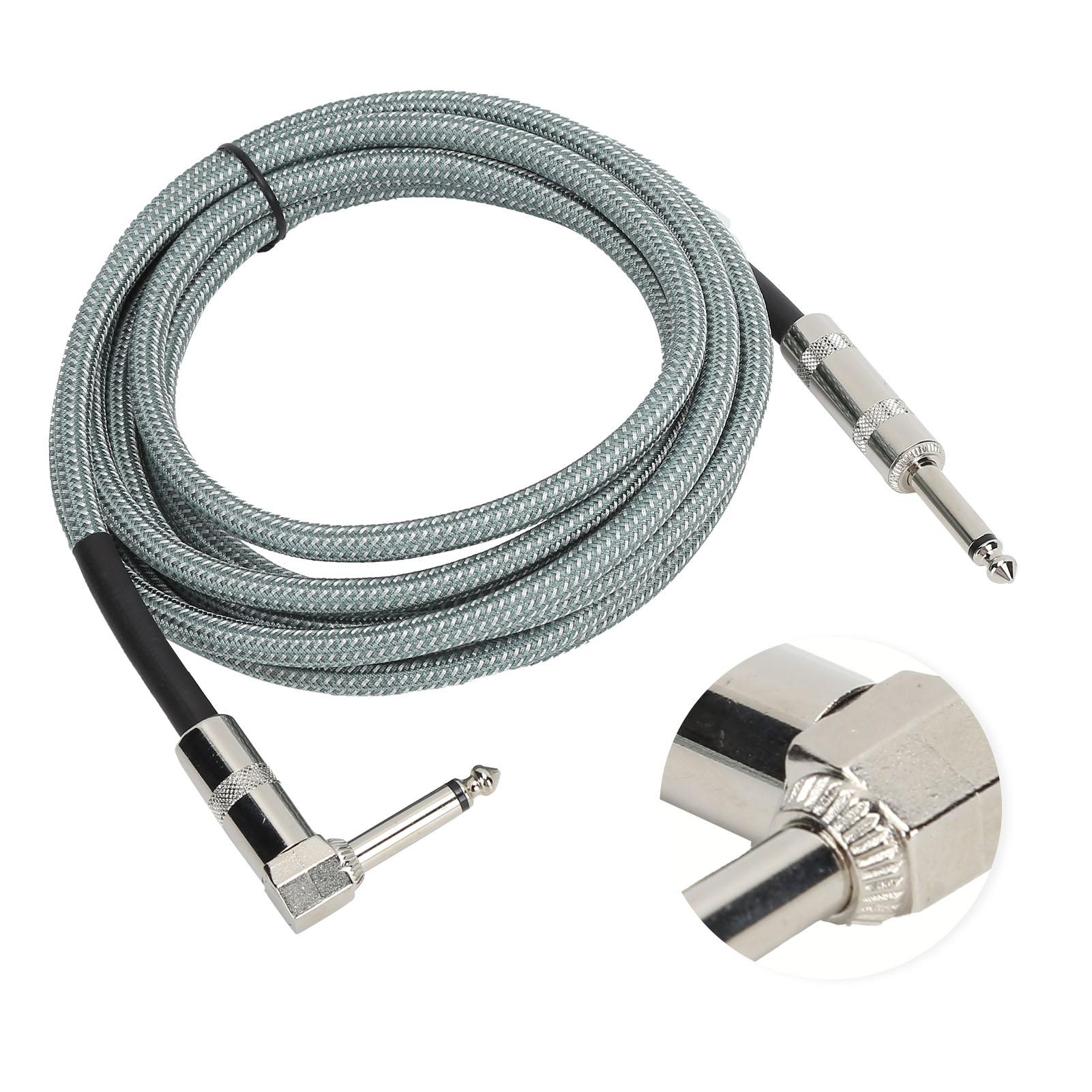 JORINDO Guitar Audio Cable 6.35mm Male 1 4in Electric Musical Instrument Amplifier Cord Accessory 3meter / 9.8ft