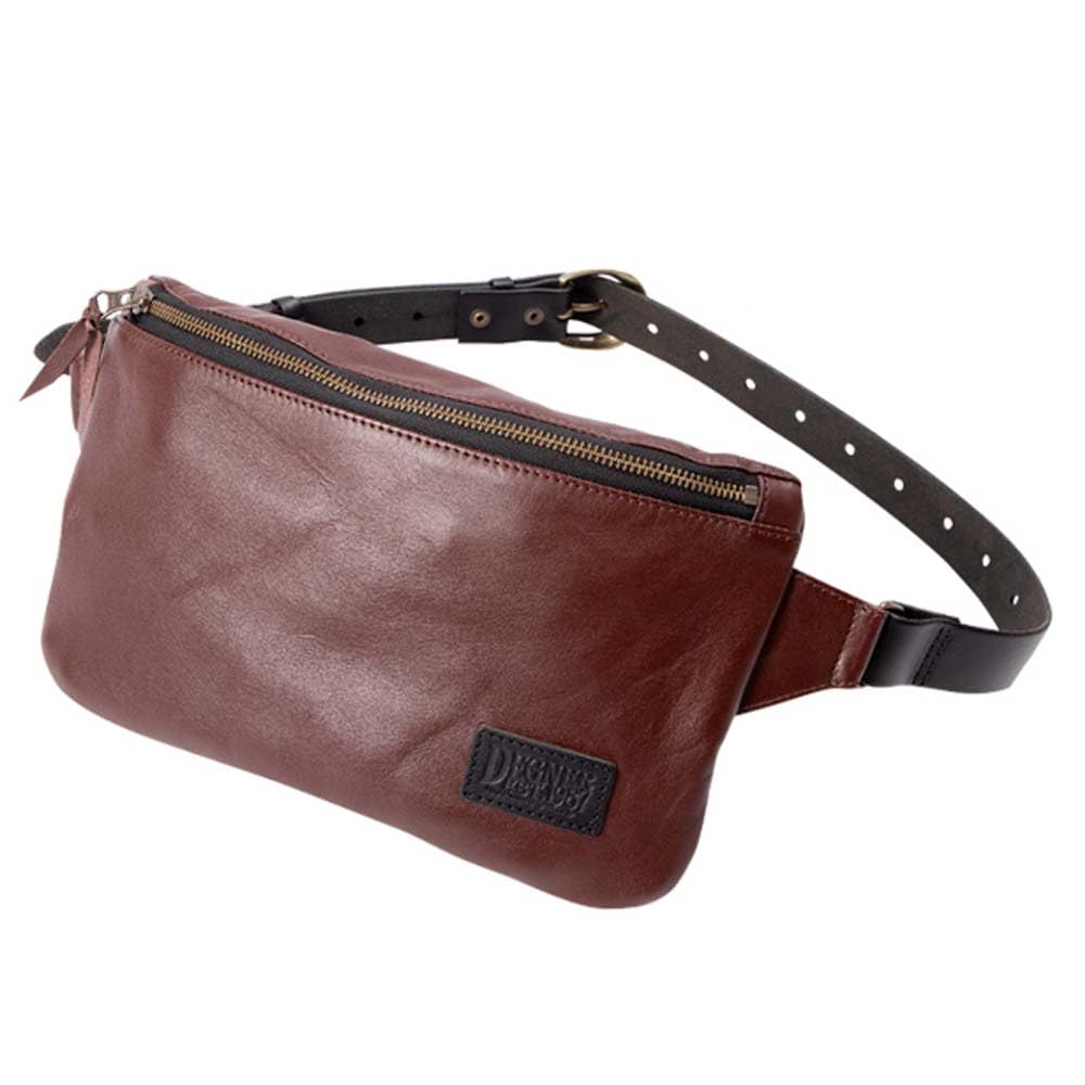

DEGNER Leather Body Bag for Motorcycles LEATHER BODY BAG Brown W-86 коричневий