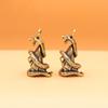 Antique Brass Snake Statue Miniature Figurines Zodiac Animal Desk Decoration Ornaments Brass Crafts Pendant