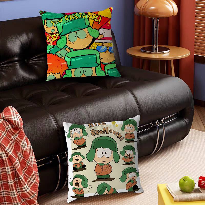 South Park K-Kyle Broflovski Kissenbezug Abnehmbarer Waschbarer Kissenbezug – Ganzjährig Weiches Leinen