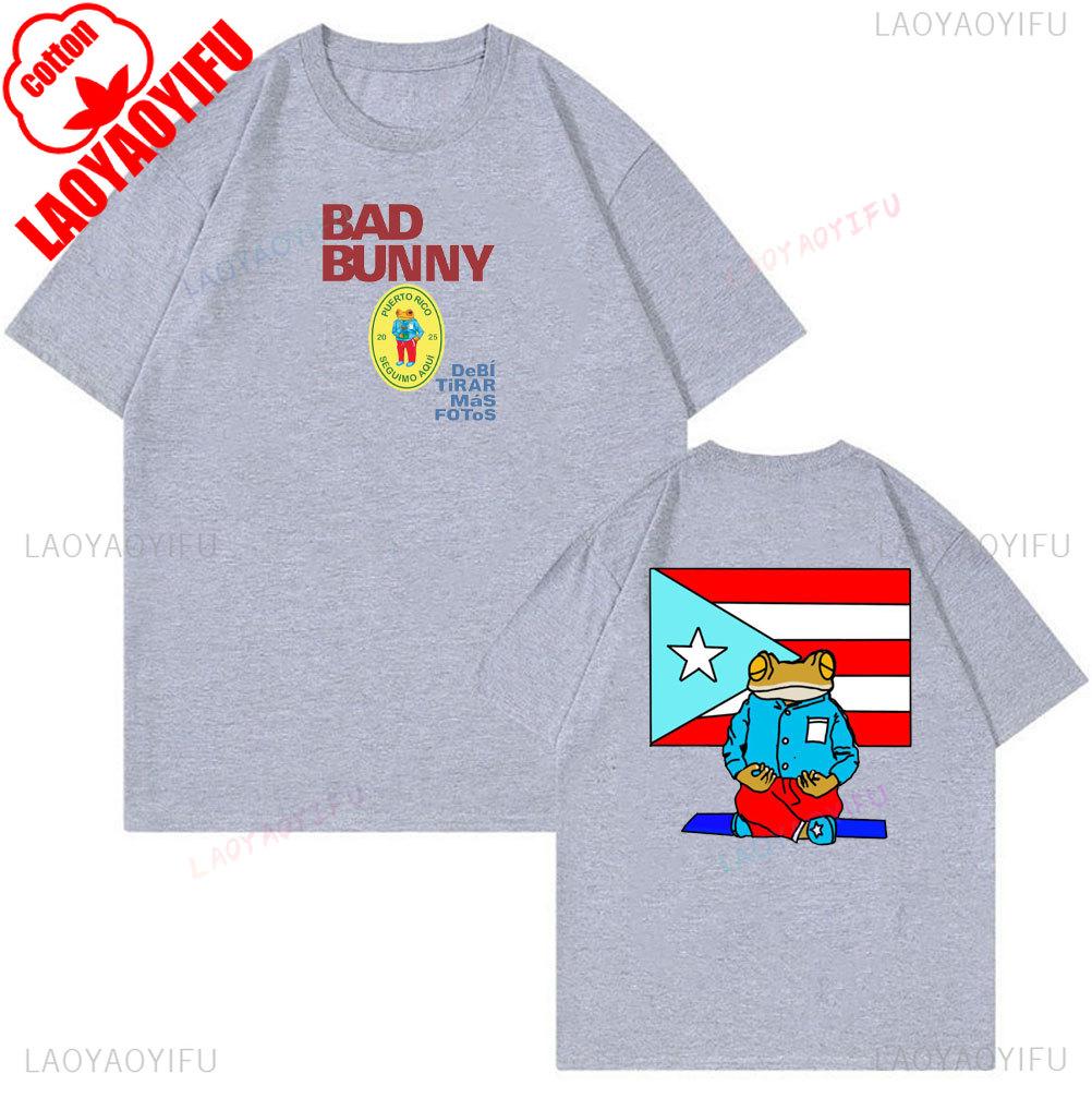 Camisetas DTMF Bad Bunny Álbum 2025 Camisetas Bad Bunny Nueva Camiseta Algodón Camiseta Tops Estética Gráfica Camisetas Hombre Mujer Verano Manga Corta