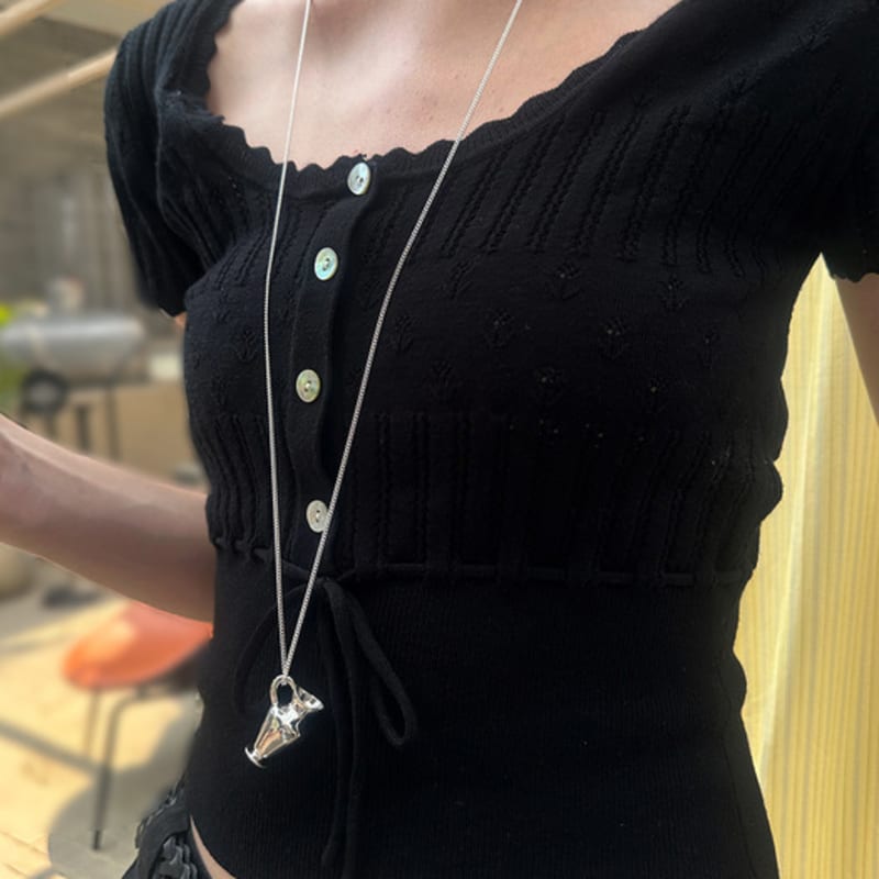 

Denu Muse vase necklace silver