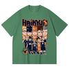 T-shirt Unisex Cotone Pesante 230 Gsm 100% Cotone Haikyu V7 Karasuno High Stampa