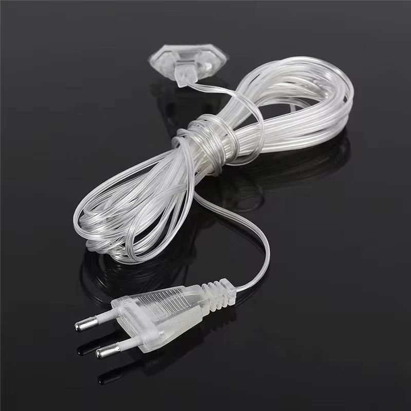 LED Curtain String Lights Outdoor Garden Patio Lights,LED Decoration Icicle Lamp,Weatherproof Hanging Lights for Backyard Bistr