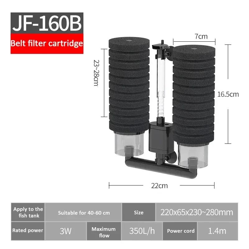 Aquarium Filter for Aquarium Fish Tank Air Pump Skimmer Biochemical Sponge Filter Sponge Clean Water Circulation Fish Farming 3W