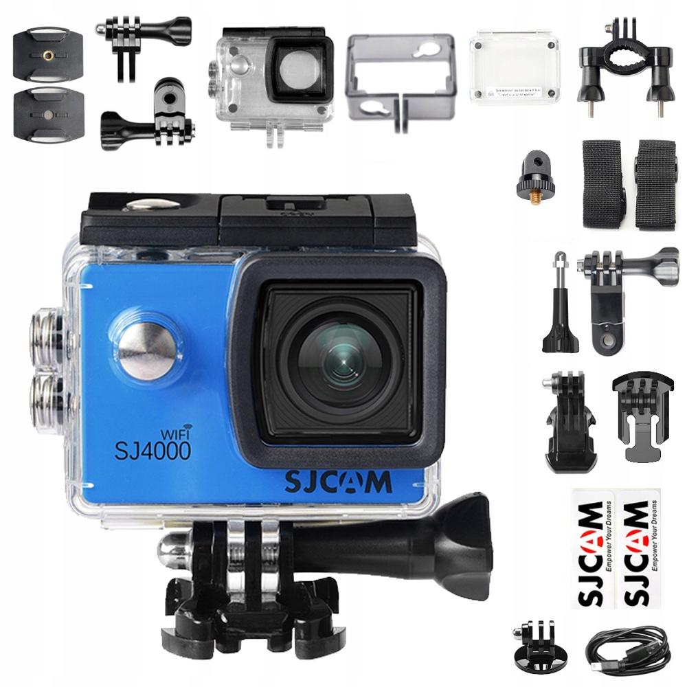 SJ4000 SJCAM WiFi Sports Camera Blue 4k/30FPS 1080p