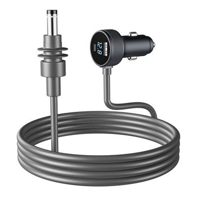 Starlink Mini 2m Nylon PVC Jacket Braid Data Cable Automotive DC Power Cigarette Lighter Adapter USB A+C Port 5A Fast Charging