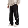 Men's Retro Streetwear Embroidered Casual Pants for Spring and Fall