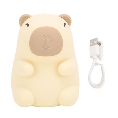 Capybara Night Light Color Changing Kids Rechargeable RGB Animal Nursery Lamp Birthday Gift To Boys Girls