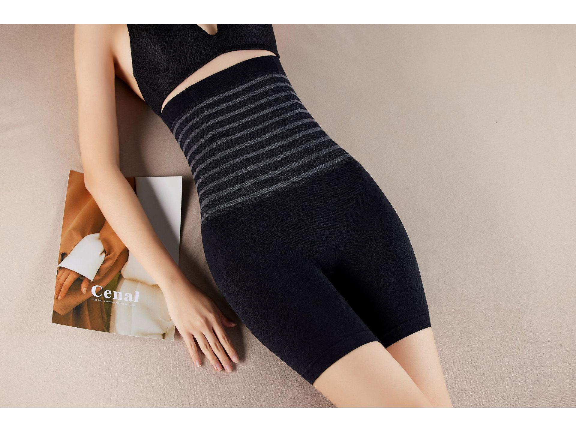 

Женские леггинсы с высокой талией в полоску для контроля живота: Корректирующее белье для похудения, подтяжки бедер и послеродовой формы Medium