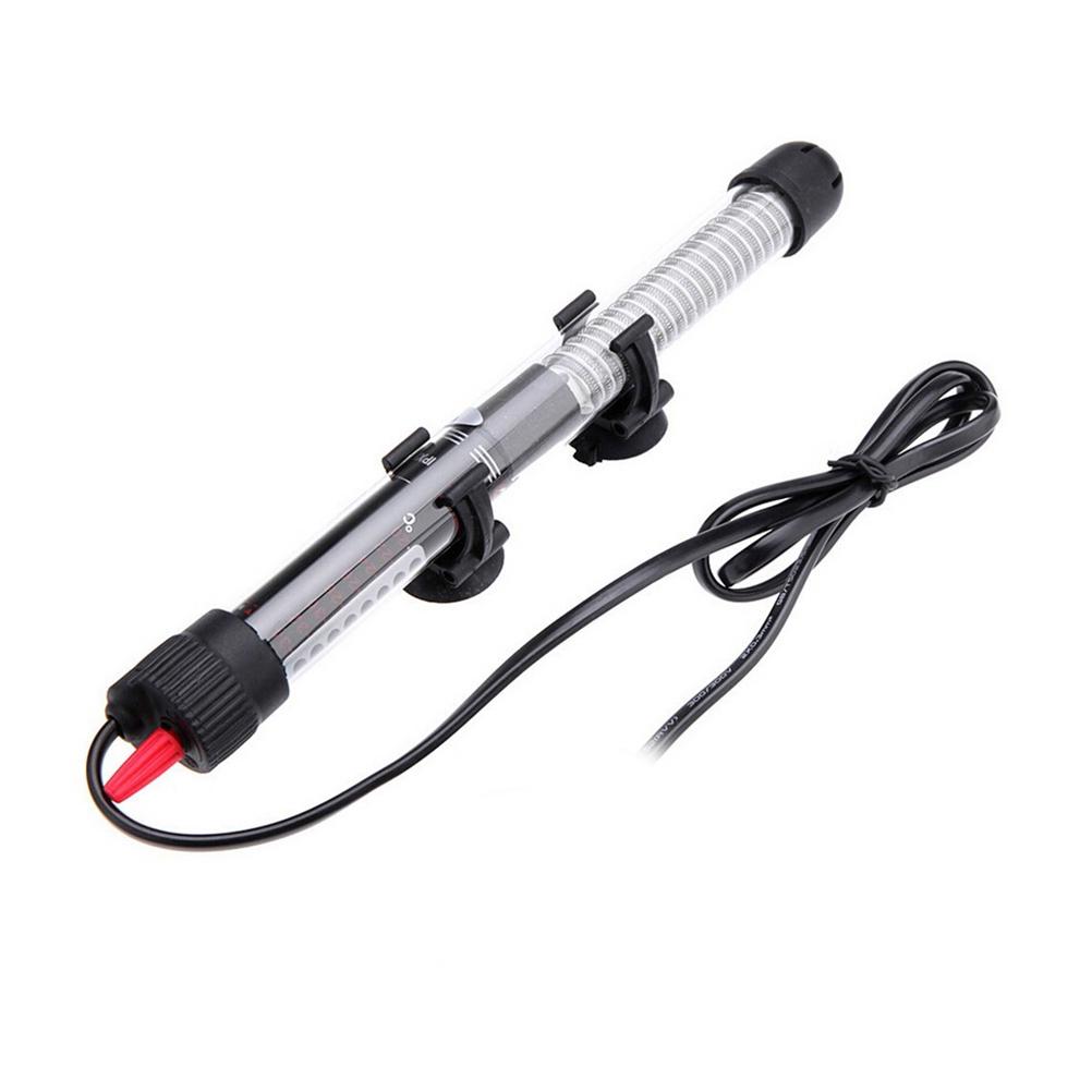 

2pc 300W Glass Submersible Aquarium Heater With Thermometer For Freshwater Saltwater Fish Tank Heating Rod Us Plug Precise