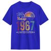 Retro 1967 59th Birthday 59 Years Old TShirt Summer 100 Cotton T Shirts For Unisexs Popular Tee Shirt Short Sleeve Y2K Funny Tees