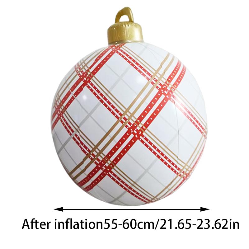 Christmas Toy Ball Outdoor Prints Festive Crafts Fun Balloon Inflatable Decoration