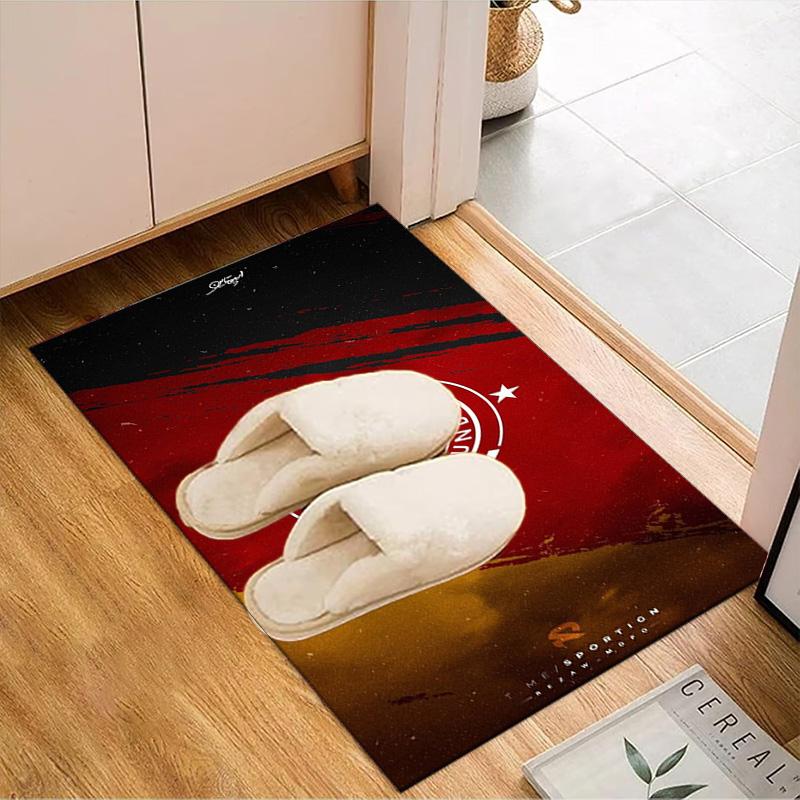 German Football Emblem Printed Office Carpet Chair Cushion Entryway Rug, Rugs for Living Room, Bedroom Christmas gifts