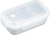 Asvel Lantus Lunch Box with Integrated Light Single Tier WTL-500 Seal, 500ml, Blue, Freezer-Safe, Antibacterial,