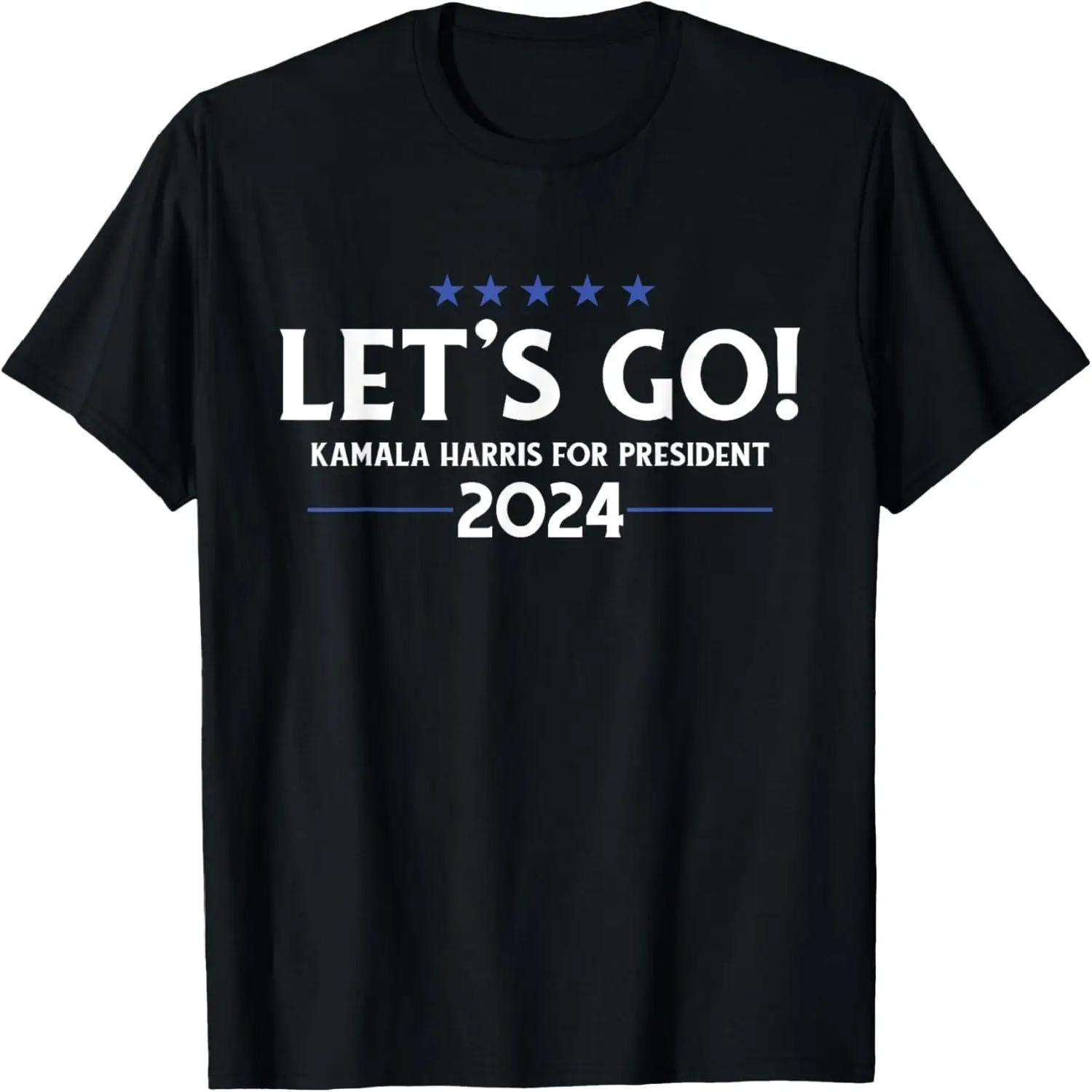 

Kamala Harris Let s Go 2024 Retro Vintage Groovy T-Shirt XXXXXL