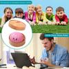 Steamed Bun Squeeze Toy, Cute Dumpling Stress Relief Ball, Slow Rising Decompression Toy for Desk, Kawaii Fidget Gift