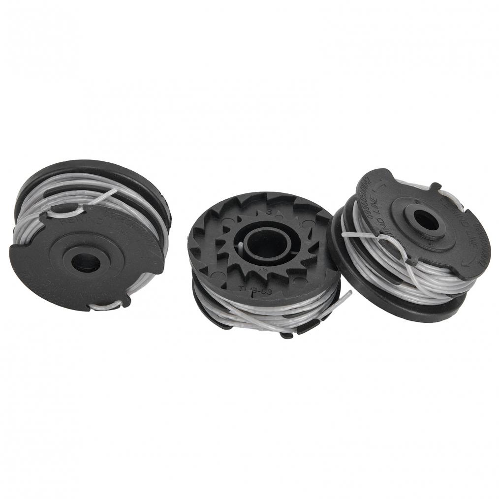 3 Stück/Set Schnurspulen für Greenworks G40LT G40LTK2 Brandneu