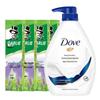 Hawley Tea Care Toothpaste & Dove Body Wash Family Set