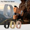 Google Fitbit Air Strap Stainless Steel Milanese Metal Watch Straps Adjustable Comfortable Replacement Bracelet for Smartwatch
