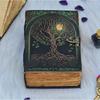 leather journal - Blank spell book - Tree of life journal - Book of shadows Leather - celestial gifts for him/her