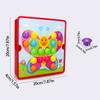 Cute Mushroom Nail Puzzle Toy 3D Color Matching Puzzles Lovely Early Education Toy  Children Gift