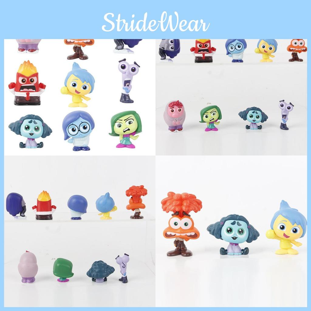 Adorable Inside Out Miniature Figurines Collection Pvc Brain Teasers Toys Models