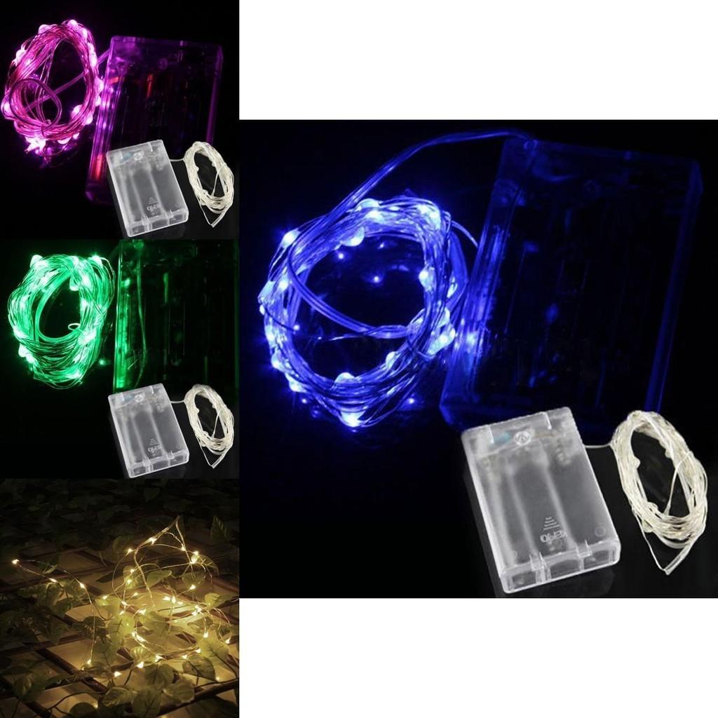 Atemberaubende LED Kupferdraht Lichterkette mit Batteriebetrieb für wunderschöne Heimdekoration