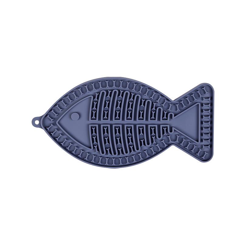Non-Slip Dog Slow Feeding Mat Dog Lick Mat Dog Bathing Distraction Silicone Dog Sucker Food Training Dog Feeder Supplies