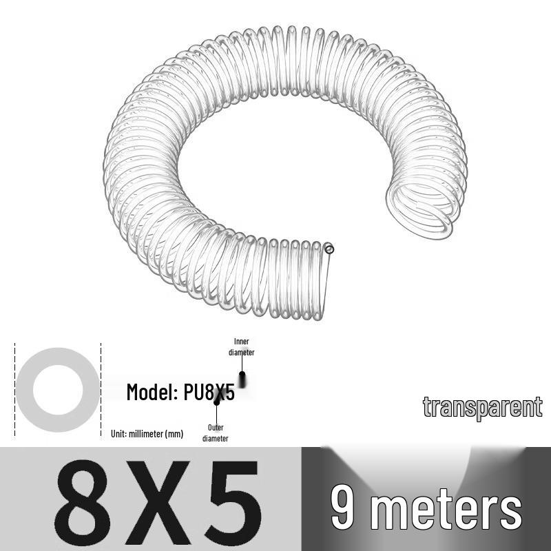 High-Pressure Retractable Air Hose with Quick Couplings