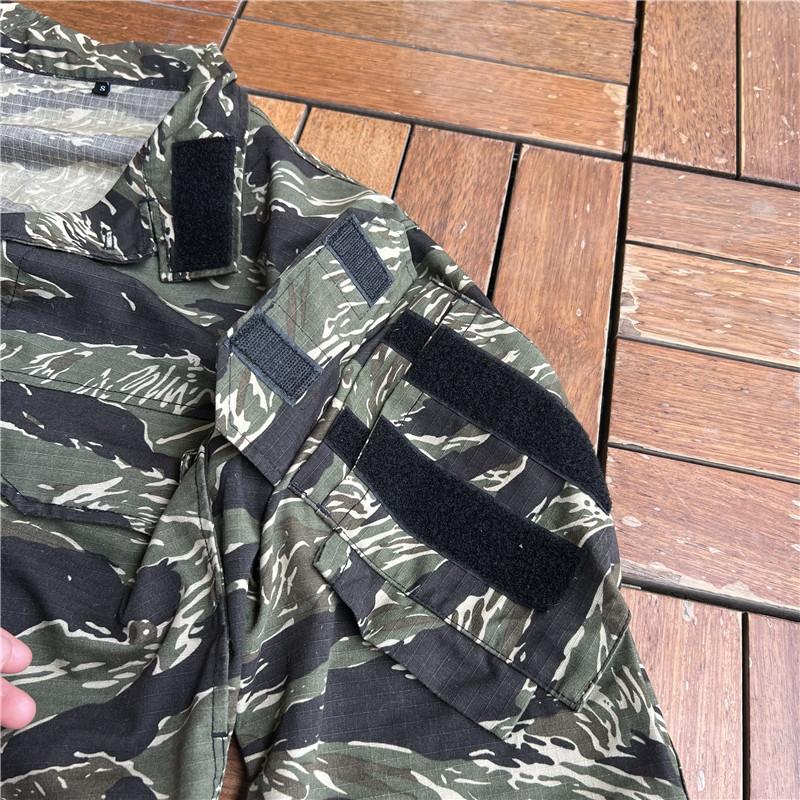 BEPAN Jungle Tiger Spot Base Taktischer Anzug Outdoor-Kampf Langarm-Oberteil G3 Froschanzug